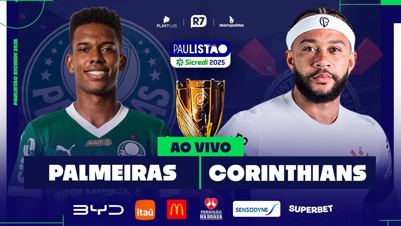 Palmeiras X Corinthians | Paulistão 2025 na RECORD