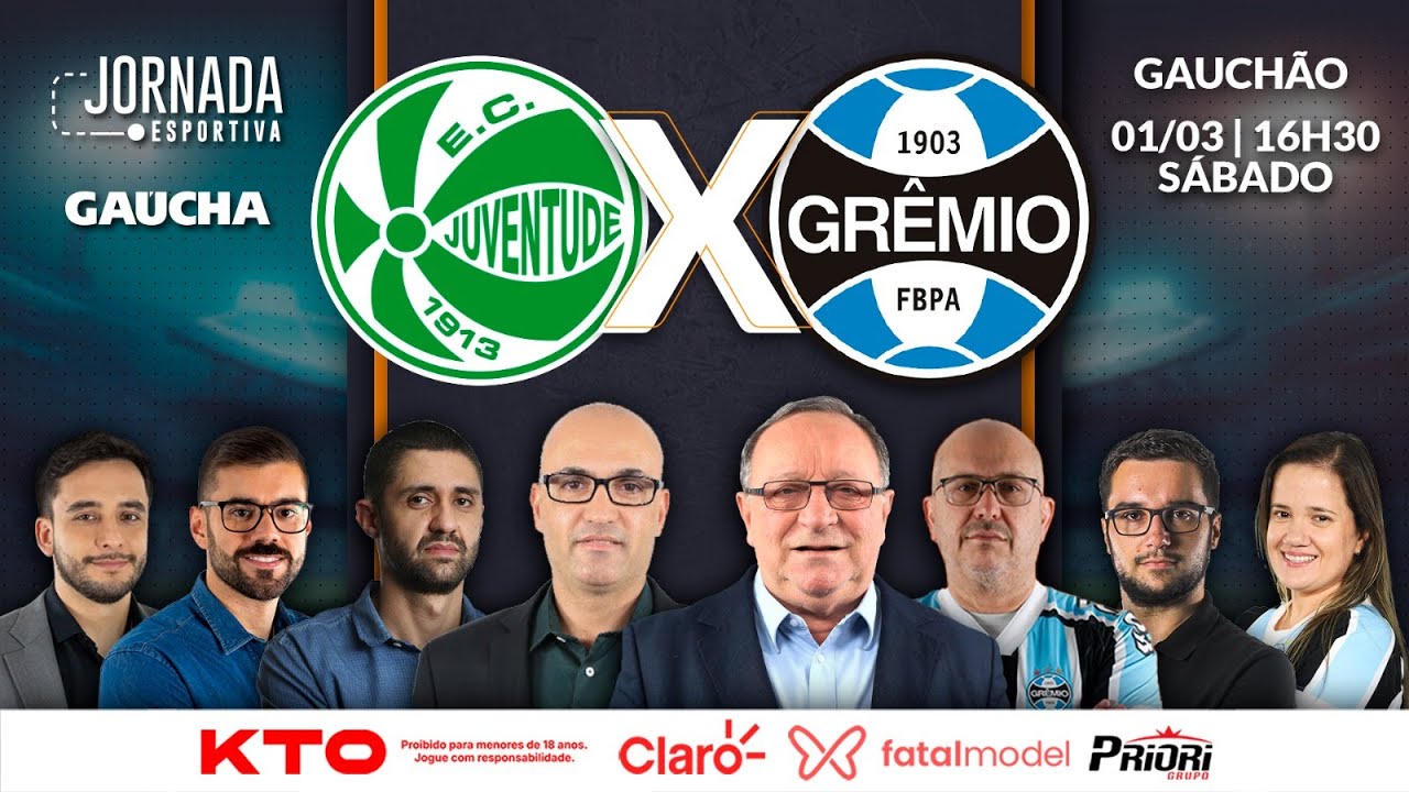 JUVENTUDE 2 (2) X (3) 1 GRÊMIO - SEMIFINAL DO GAUCHÃO | JORNADA DIGITAL | 01/03/2025