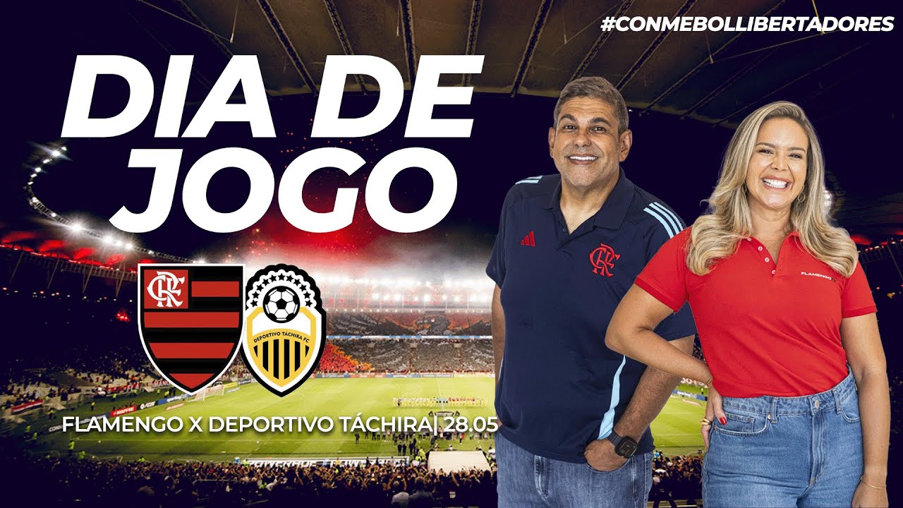 🔴 AO VIVO: FLAMENGO x DEPORTIVO TÁCHIRA | PRÉ-JOGO + NARRAÇÃO | CONMEBOL LIBERTADORES (28/05/25)