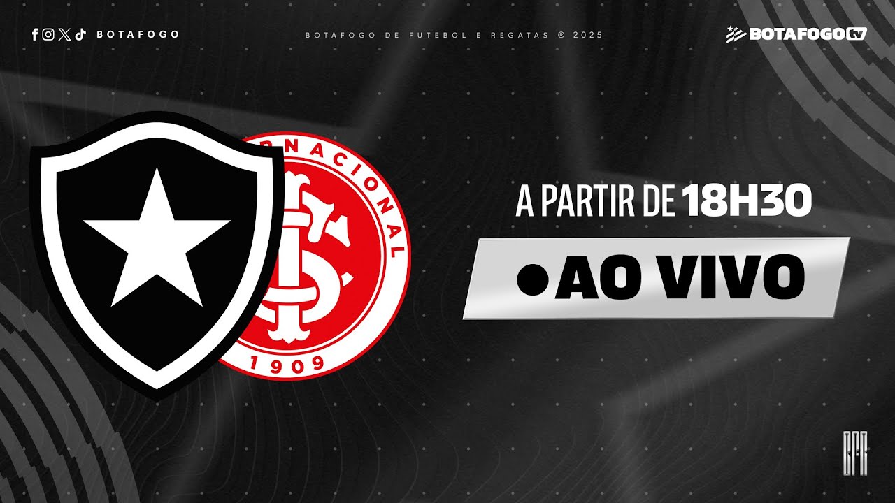 AO VIVO | Botafogo x Internacional | Brasileirão | 8ª Rodada