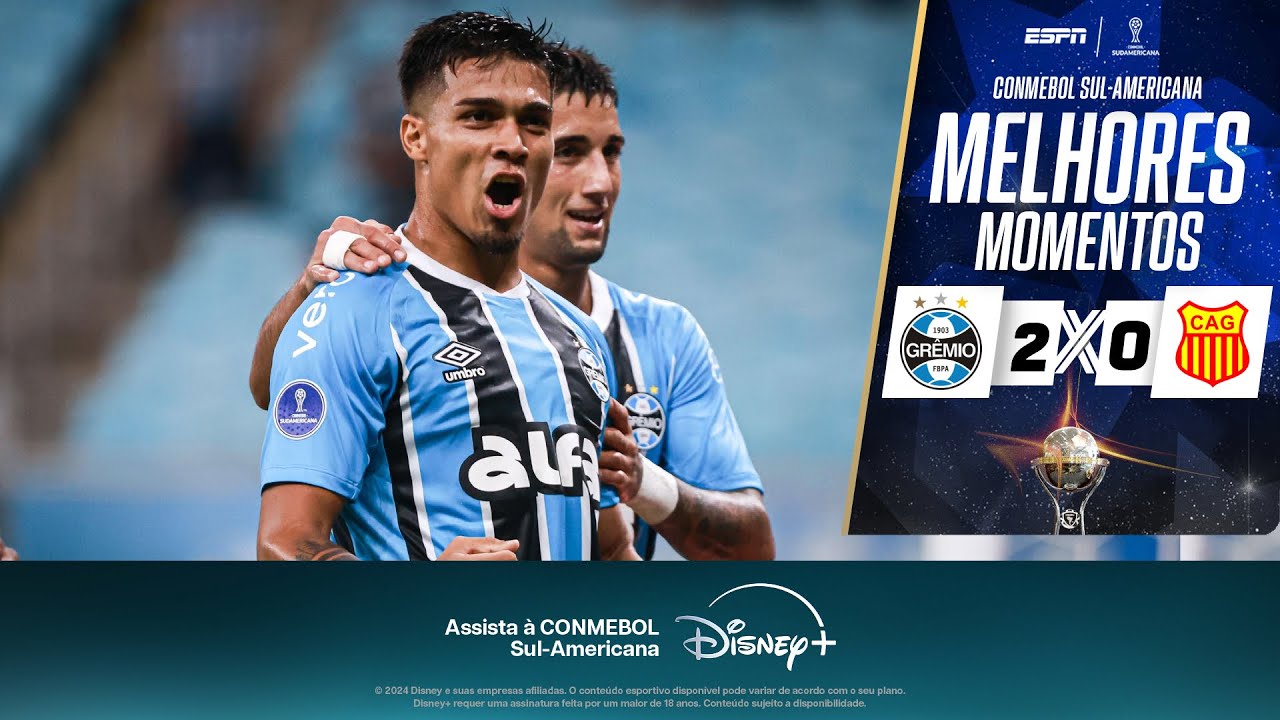 GRÊMIO conta com GOLAÇO e vence o ATLÉTICO GRAU em casa na Sul-Americana | Melhores Momentos