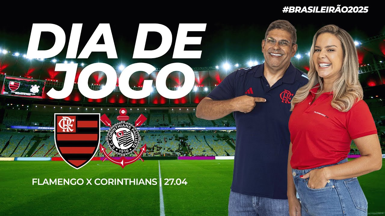 🔴 AO VIVO:  FLAMENGO x CORINTHIANS | PRÉ-JOGO + NARRAÇÃO | BRASILEIRÃO (27/04/25)