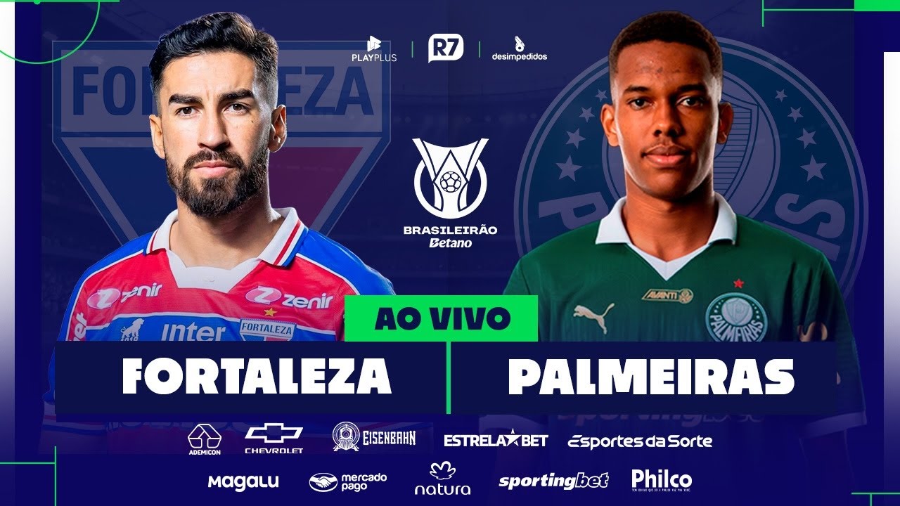 Fortaleza X Palmeiras | Brasileirão 2025 na RECORD