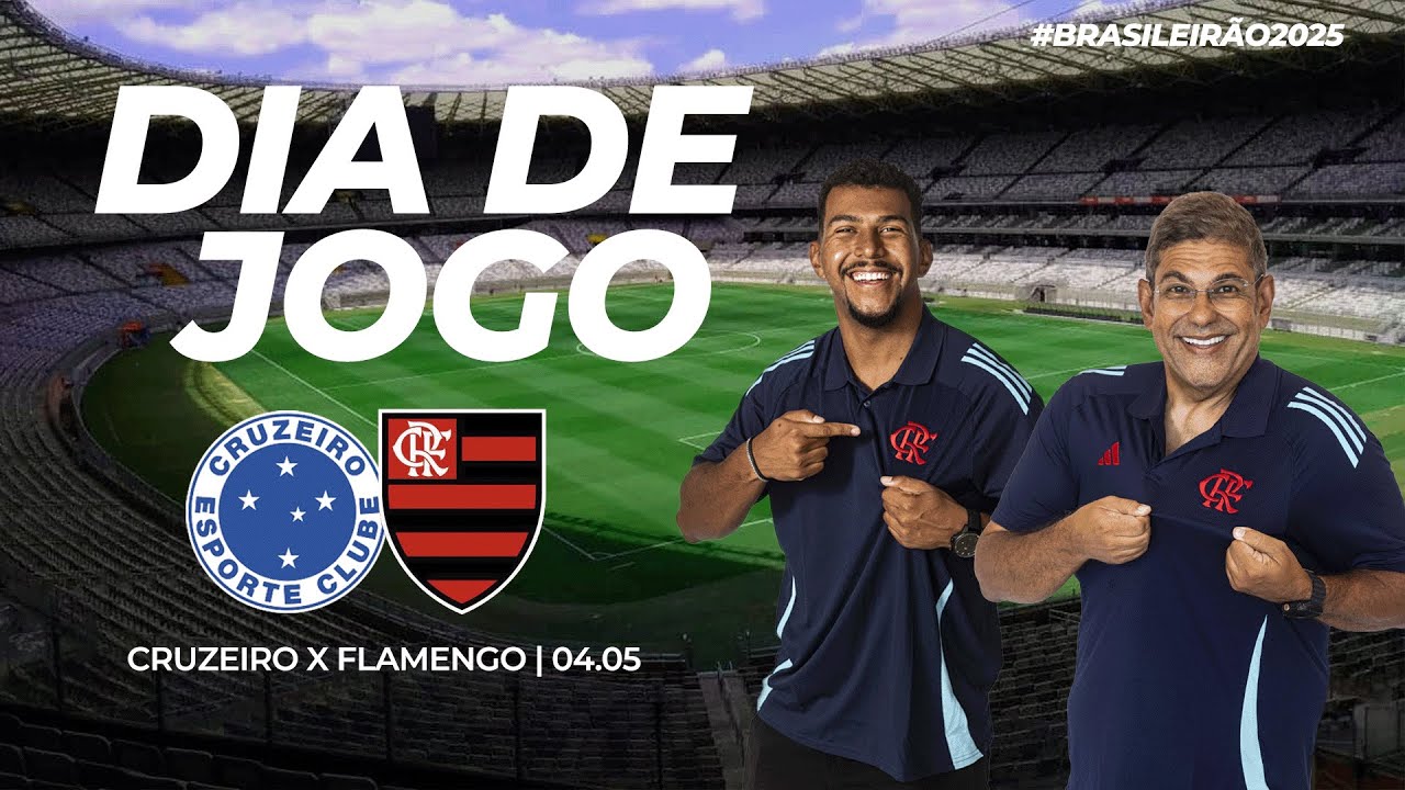 🔴 AO VIVO: CRUZEIRO x FLAMENGO | PRÉ-JOGO + NARRAÇÃO | BRASILEIRÃO (04/05/25)