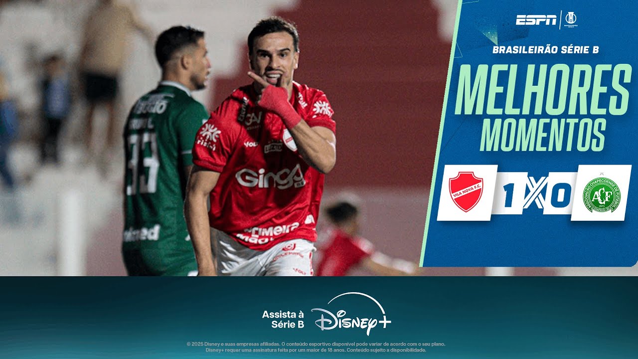 VILA NOVA vence a CHAPECOENSE em casa na Série B | Melhores Momentos