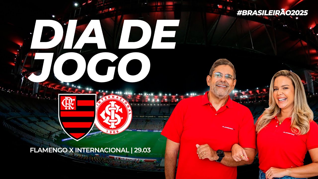 🔴 AO VIVO: FLAMENGO 1 X 1 INTERNACIONAL | PRÉ-JOGO + NARRAÇÃO | BRASILEIRÃO (29/03/25)
