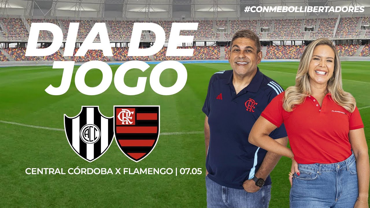 🔴 AO VIVO:  CENTRAL CÓRDOBA x FLAMENGO | PRÉ-JOGO + NARRAÇÃO | CONMEBOL LIBERTADORES (07/05/25)