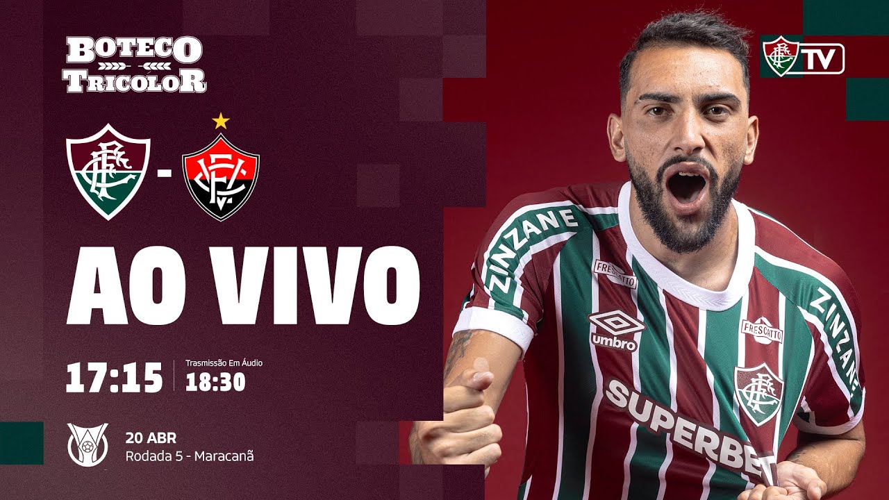 AO VIVO - FLUMINENSE X VITÓRIA | CAMPEONATO BRASILEIRO 2025 | 5ª RODADA