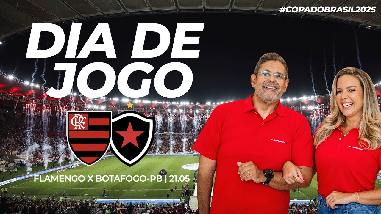 🔴 AO VIVO: FLAMENGO x BOTAFOGO-PB | PRÉ-JOGO + NARRAÇÃO | COPA DO BRASIL (21/05/25)