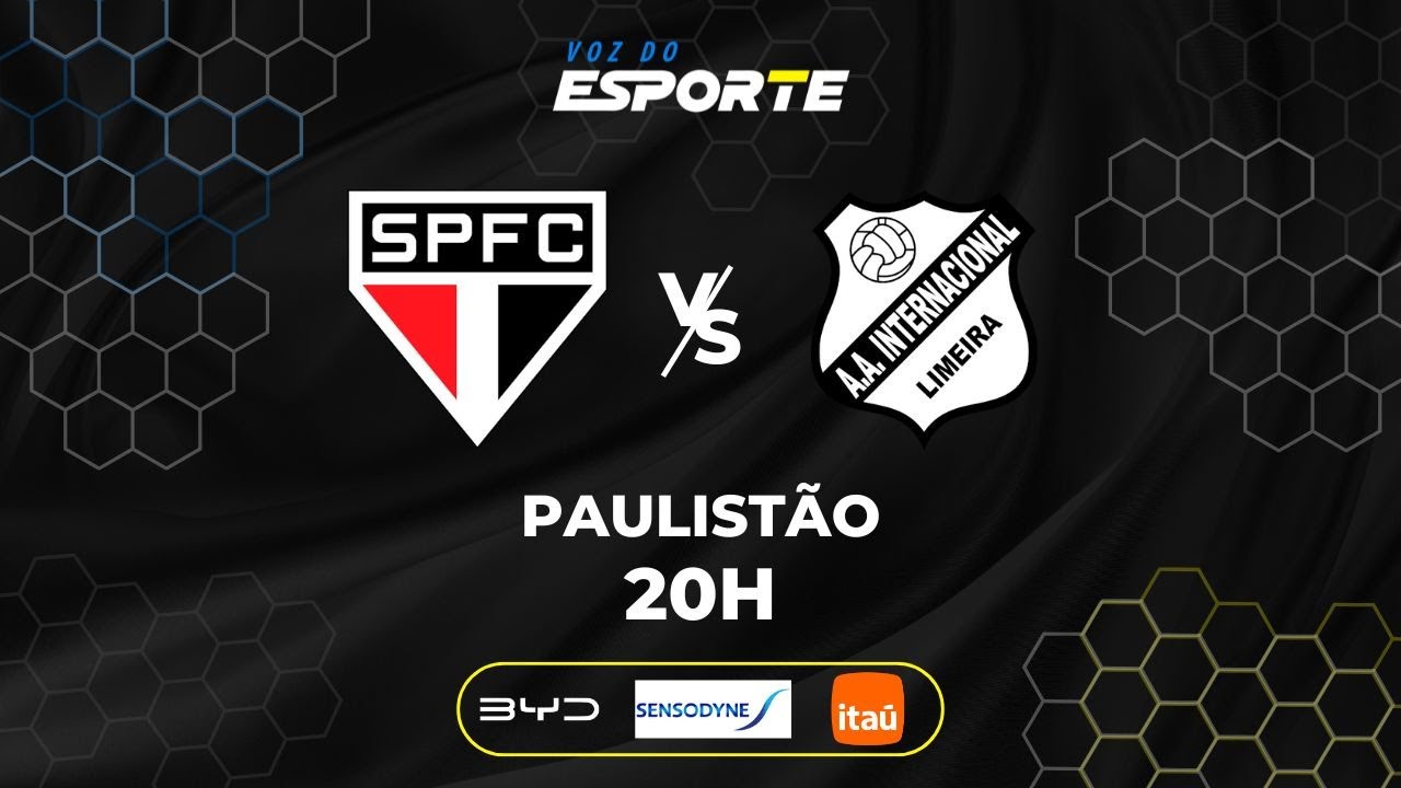 SÃO PAULO X INTER DE LIMEIRA - AO VIVO | CAMPEONATO PAULISTA – 10/02/2025