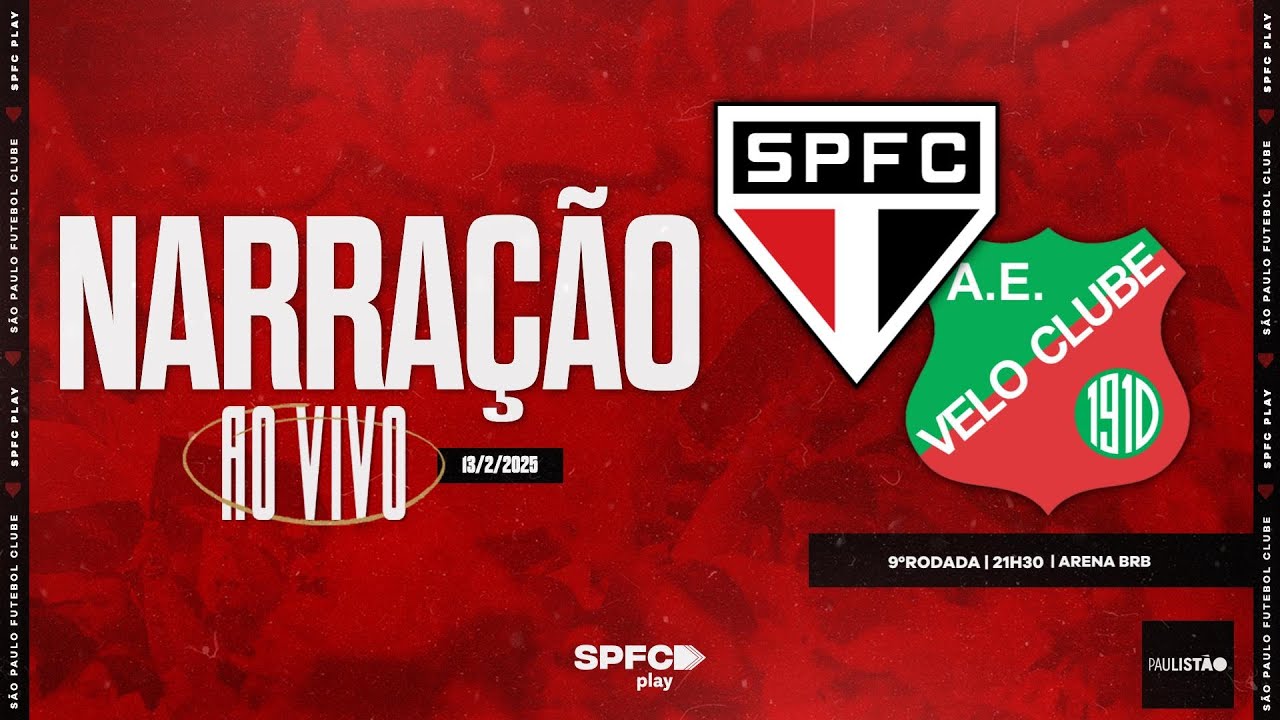 PAULISTÃO 2025 | SÃO PAULO X VELO CLUBE | SPFC PLAY