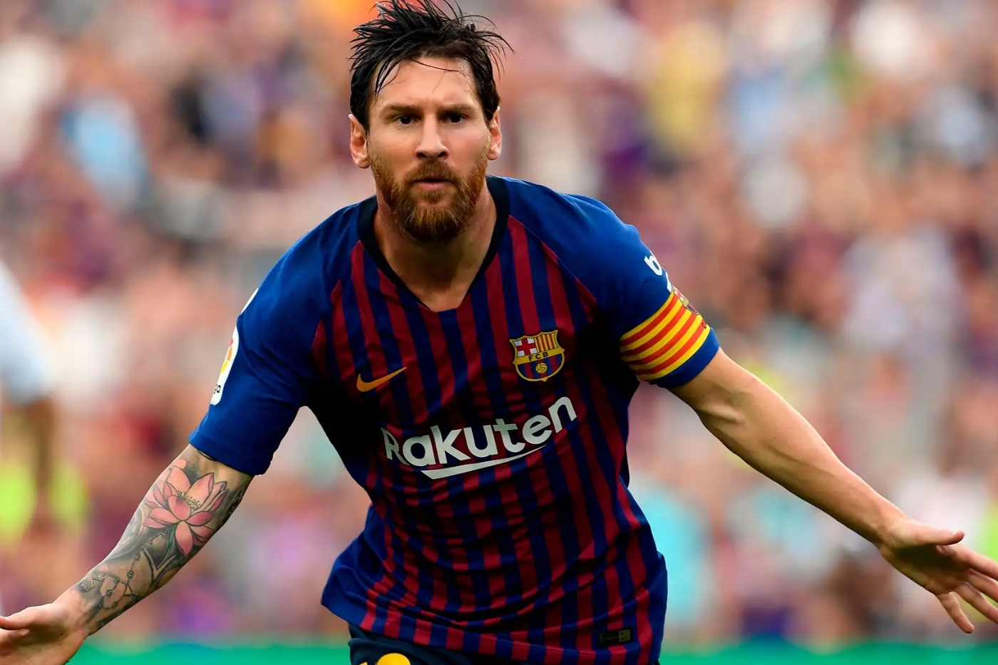 Messi em campo - Foto Getty