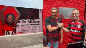 Muros da Gávea: 274 metros de arte, 6 artistas e homenagem aos 130 anos do Flamengo, curadoria do Patrimônio e promessa de pinturas mensais