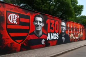 Muros da Gávea Ganham Vida: Flamengo Celebra 130 Anos com Arte Urbana e Homenagens Históricas