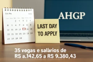 Concurso ALES 2025: último dia de inscrição, IBGP aceita inscrições até às 16h de hoje, 35 vagas e salários de R$ 3.142,65 a R$ 9.360,43