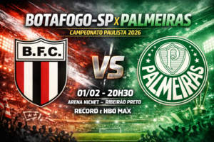 Botafogo-SP x Palmeiras: Onde Assistir ao Vivo, Horário e Escalações pelo Paulistão 2026