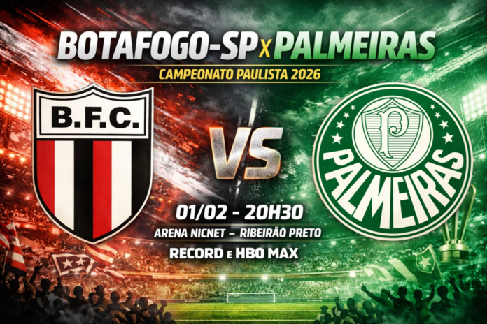 Botafogo-SP x Palmeiras - Onde Assistir ao Vivo, Horário e Escalações pelo Paulistão 2026