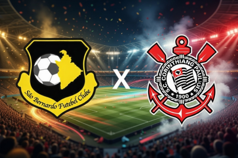 São Bernardo x Corinthians hoje (15): onde assistir ao vivo, horário e escalações pelo Campeonato Paulista 2026