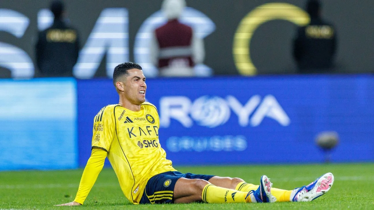 Lesão de Cristiano Ronaldo Imagem: Getty Images Sport